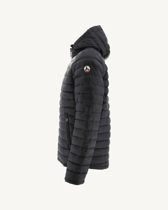 Jott Print Militaire/noir Vendbar Pufferjakke Med Hætte Bergen
