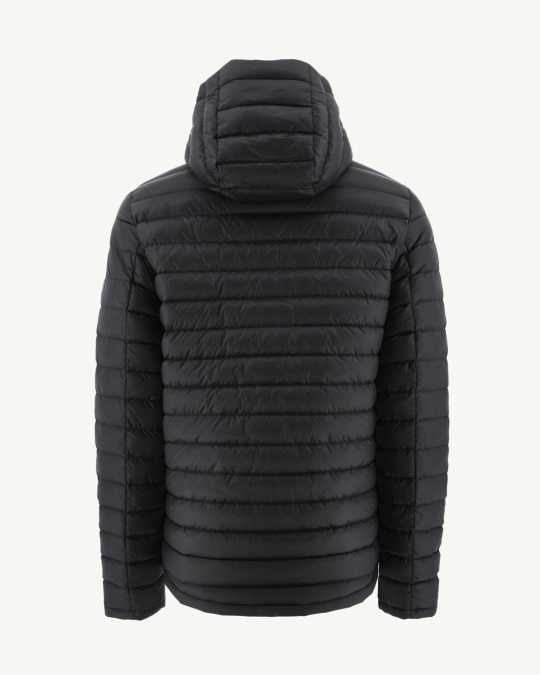 Jott Print Militaire/noir Vendbar Pufferjakke Med Hætte Bergen