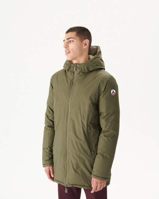 Jott Army/beige Ekstrem Kulde Vendbar Hætte Dunjakke Toronto