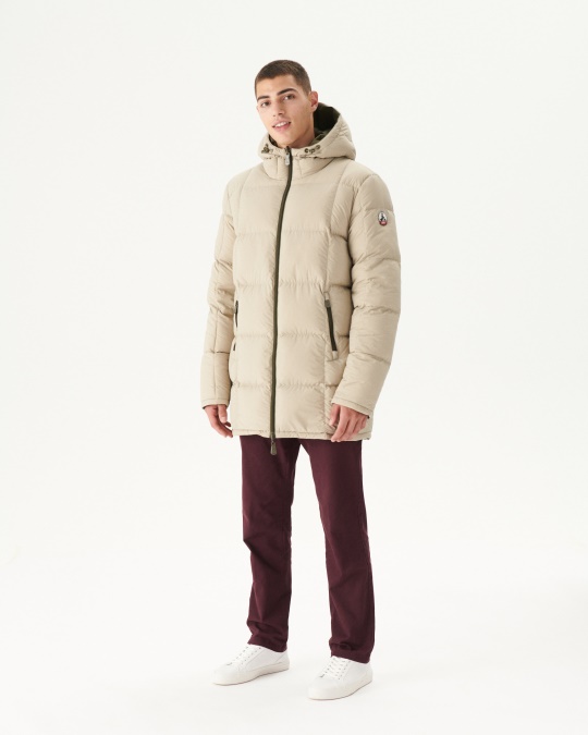 Jott Army/beige Ekstrem Kulde Vendbar Hætte Dunjakke Toronto