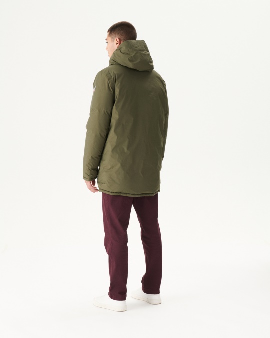 Jott Army/beige Ekstrem Kulde Vendbar Hætte Dunjakke Toronto