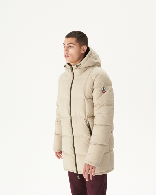 Jott Army/beige Ekstrem Kulde Vendbar Hætte Dunjakke Toronto