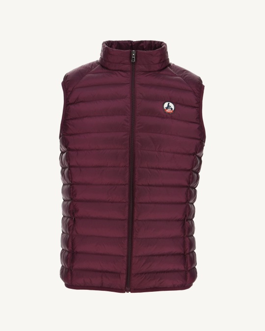 Jott ærmeløs Dunjakke Aubergine Tom