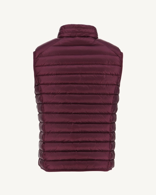 Jott ærmeløs Dunjakke Aubergine Tom