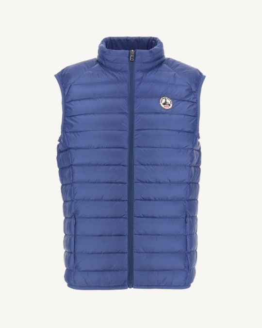 ærmeløs Dunjakke Mørk Denim Tom Jott
