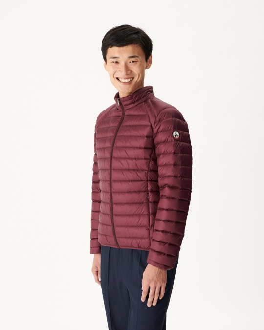 Let Dunjakke Aubergine Mat Jott