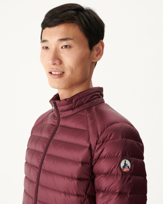 Let Dunjakke Aubergine Mat Jott