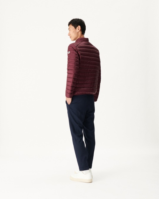 Let Dunjakke Aubergine Mat Jott