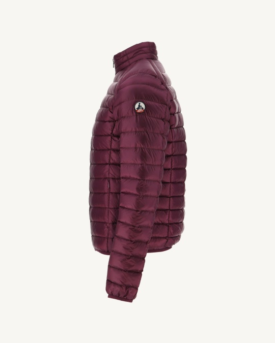 Let Dunjakke Aubergine Mat Jott
