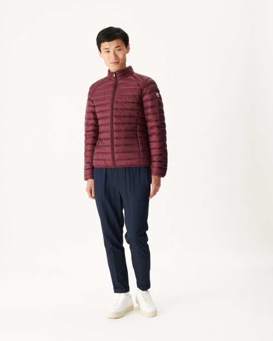 Let Dunjakke Aubergine Mat Jott