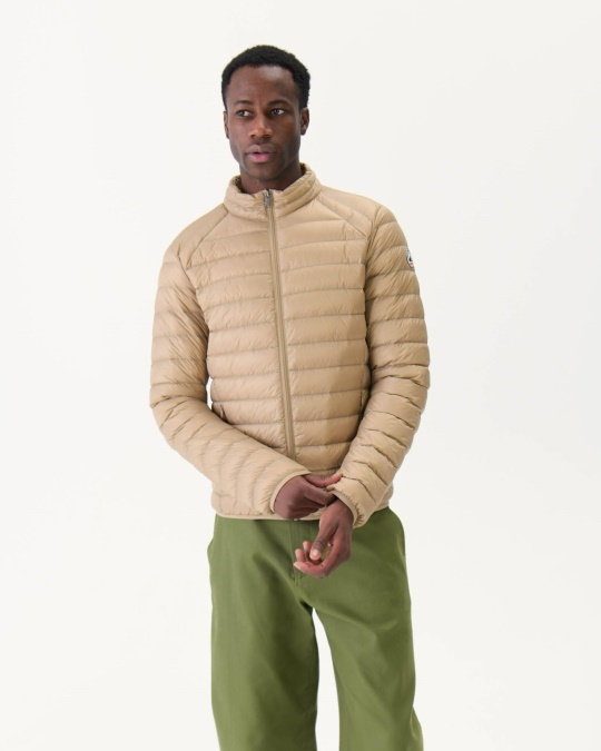 Jott Letvægts Dunjakke Beige Mat