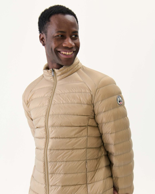 Jott Letvægts Dunjakke Beige Mat