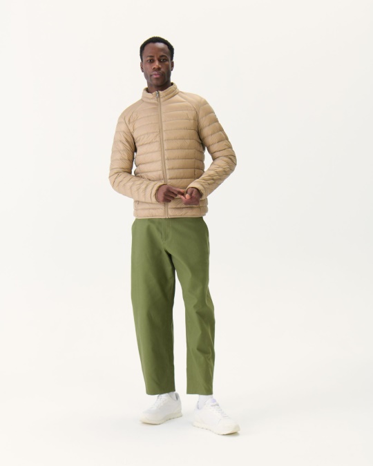 Jott Letvægts Dunjakke Beige Mat