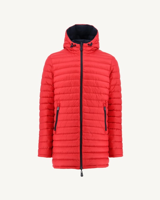 Marine/rouge Vendbar Let Pufferjakke Amsterdam Jott