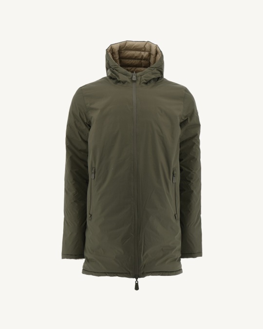 Army/beige Vendbar Let Pufferjakke Amsterdam Jott