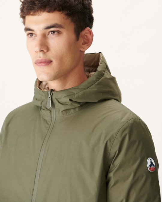 Army/beige Vendbar Let Pufferjakke Amsterdam Jott