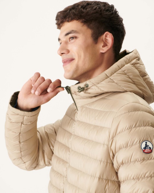 Army/beige Vendbar Let Pufferjakke Amsterdam Jott