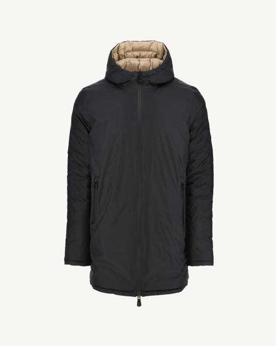 Jott Noir/beige Vendbar Let Pufferjakke Amsterdam