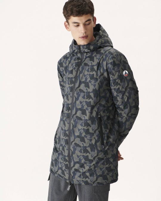 Print Militaire/noir Vendbar Let Dunjakke Amsterdam Jott