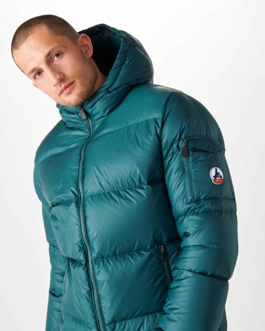 Jott Vert Fonce Extreme Cold Hættejakke Java