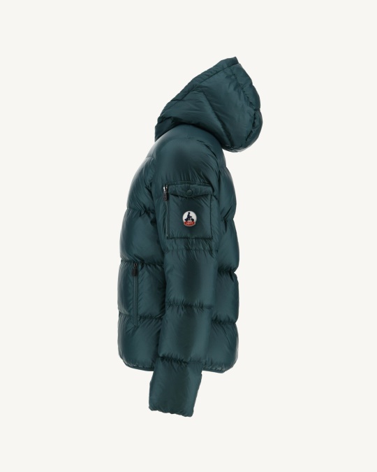 Jott Vert Fonce Extreme Cold Hættejakke Java