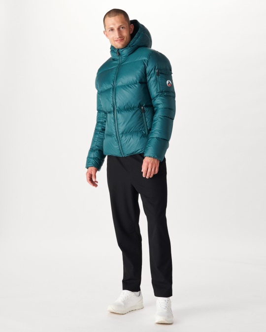 Jott Vert Fonce Extreme Cold Hættejakke Java