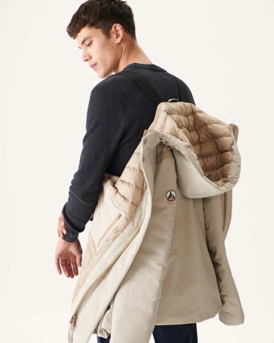 Beige Dunjakke Iceberg Jott