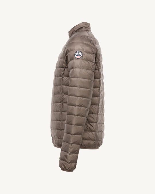 Let Dunjakke Taupe Mat Jott