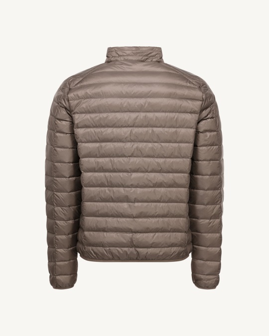 Let Dunjakke Taupe Mat Jott
