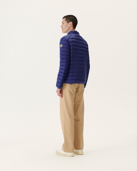 Let Dunjakke Mørk Denim Mat Jott