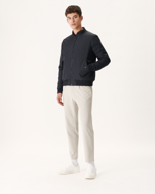 Noir/beige Vendbar Dunjakke Bombay Jott