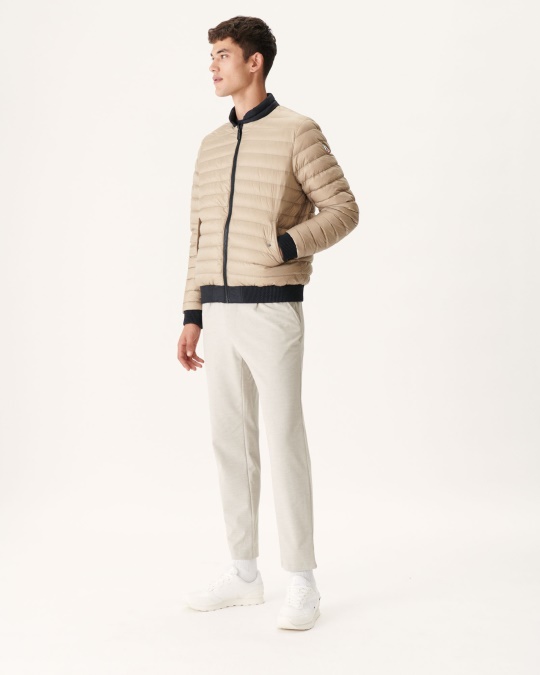 Noir/beige Vendbar Dunjakke Bombay Jott