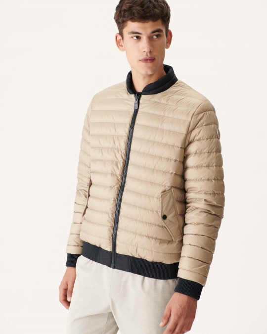 Noir/beige Vendbar Dunjakke Bombay Jott