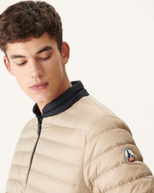 Noir/beige Vendbar Dunjakke Bombay Jott