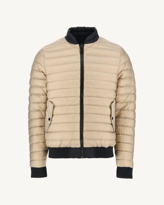 Noir/beige Vendbar Dunjakke Bombay Jott