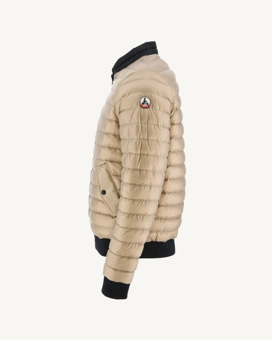 Noir/beige Vendbar Dunjakke Bombay Jott