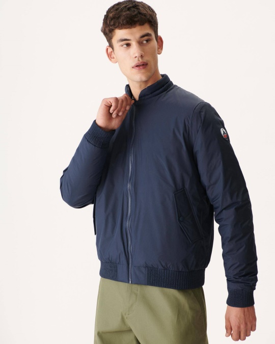 Jott Marine/rouge Vendbar Dunjakke Bombay