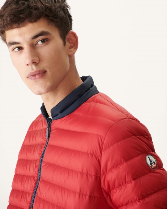 Jott Marine/rouge Vendbar Dunjakke Bombay