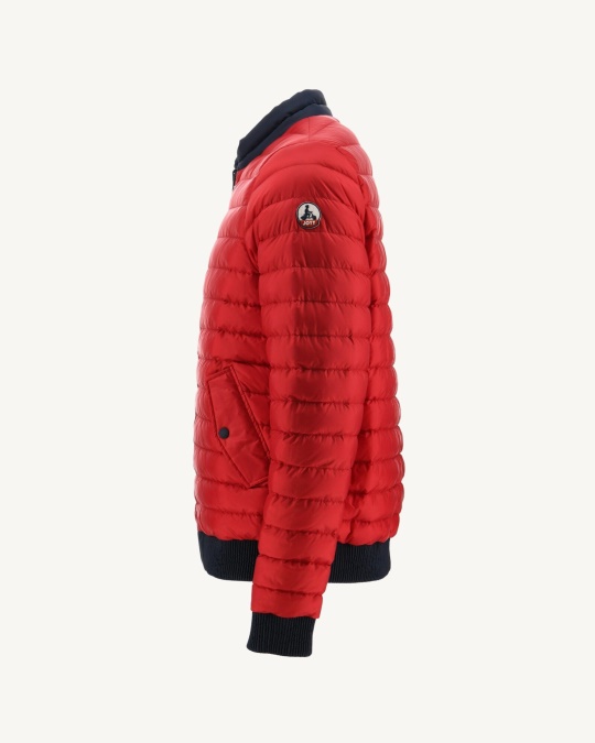 Jott Marine/rouge Vendbar Dunjakke Bombay