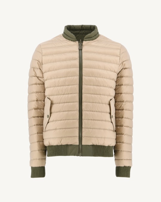 Army/beige Vendbar Dunjakke Bombay Jott