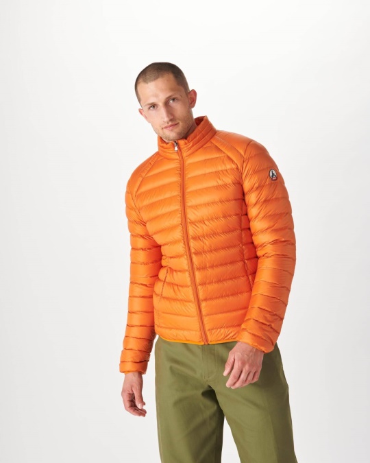 Jott Letvægts Dunjakke Orange Mat