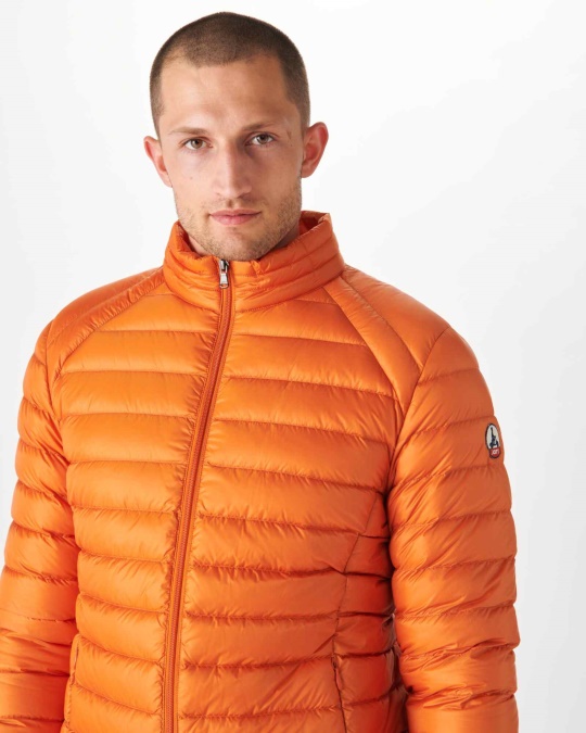 Jott Letvægts Dunjakke Orange Mat