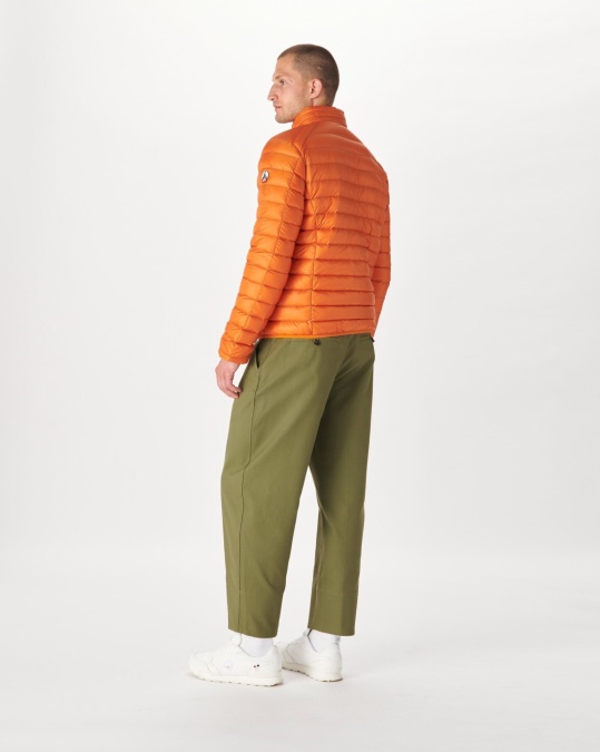 Jott Letvægts Dunjakke Orange Mat