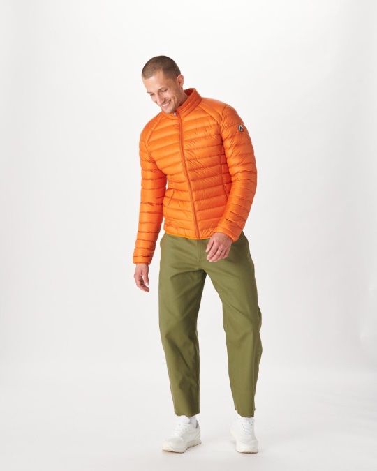 Jott Letvægts Dunjakke Orange Mat