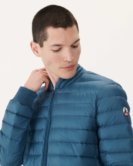 Blå Jeans Lys Dunjakke Jordan Jott