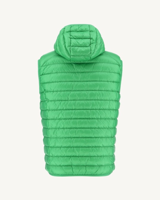 Jott ærmeløs Dunjakke Med Hætte Vert Pat