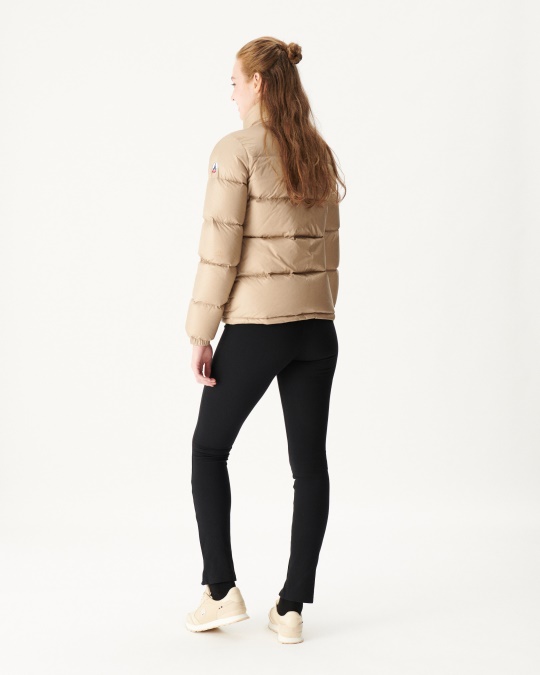 Ekstrem Kold Quiltet Dunjakke Beige Cardiff Jott