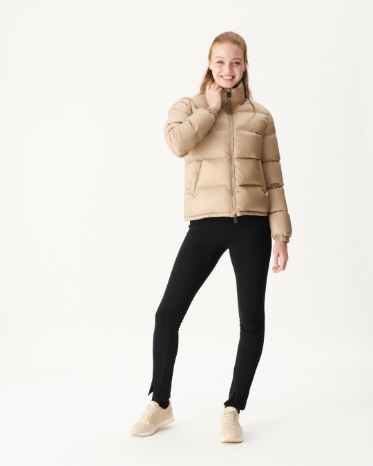 Ekstrem Kold Quiltet Dunjakke Beige Cardiff Jott