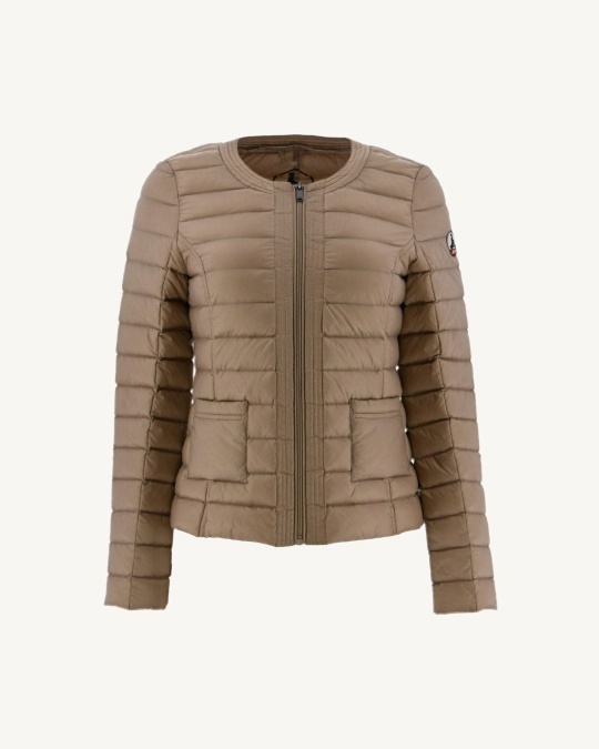 Jott Letvægts Dunjakke Beige Douda