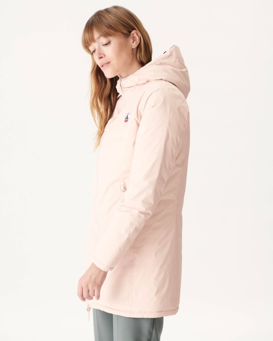 Vendbar Lys Dunjakke Rose Bleg/aubergine Moscou Jott